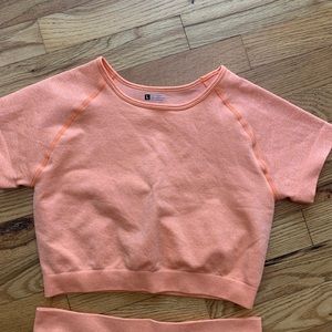 Two Piece Orange Amazon Set